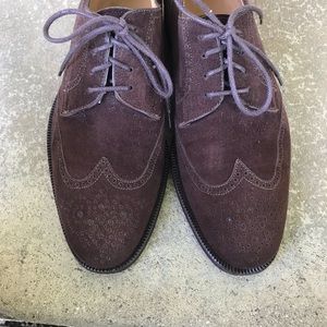 Bally Men’s Brogue Wingtip Shoes 6.5